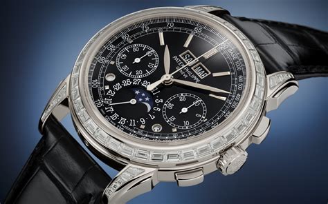 patek philippe cronografo calendario perpetuo|Gran Complicación Cronógrafo con esfera negra 5271P.